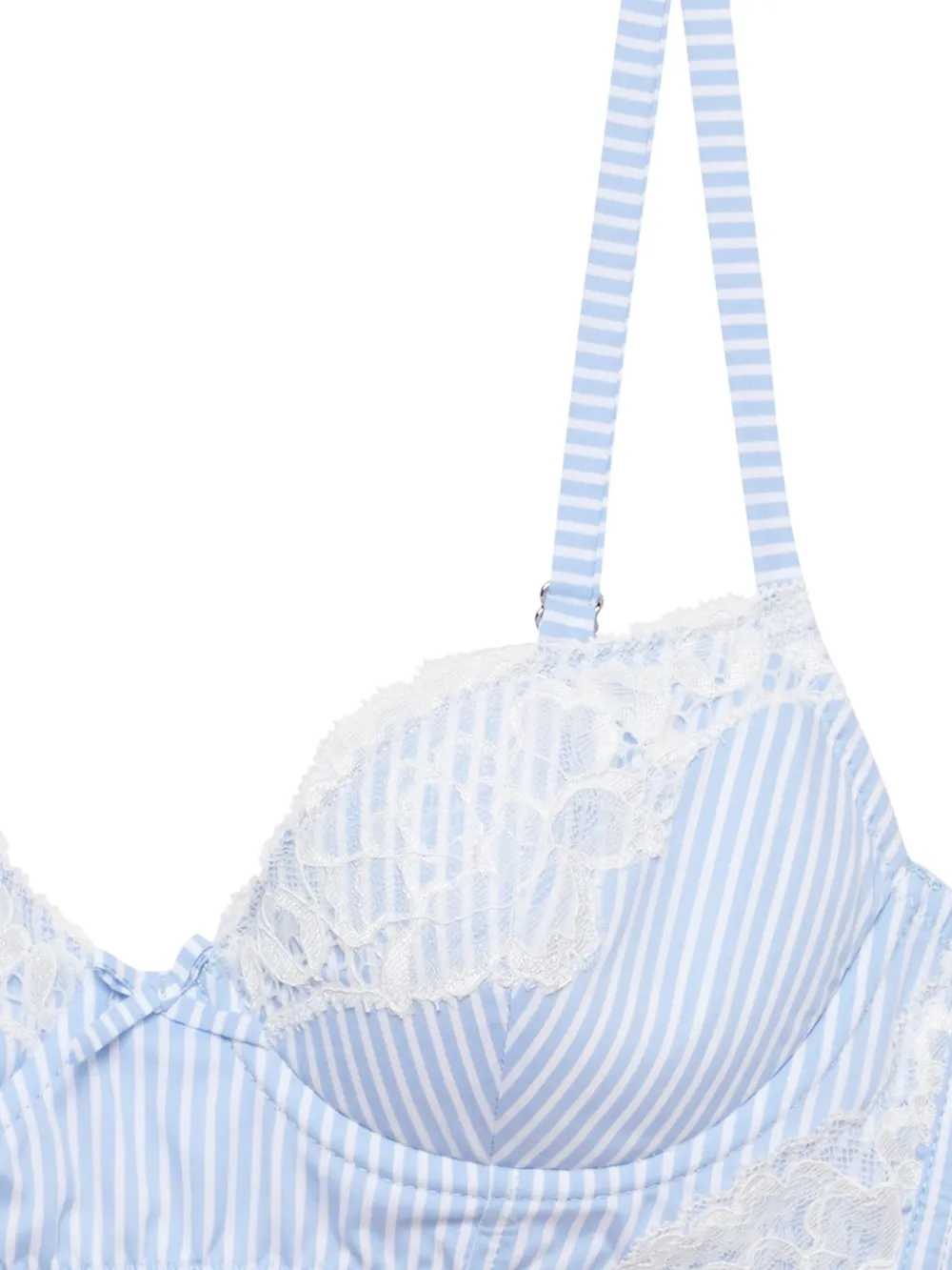 Fleur Du Mal Gestreepte bh Blauw