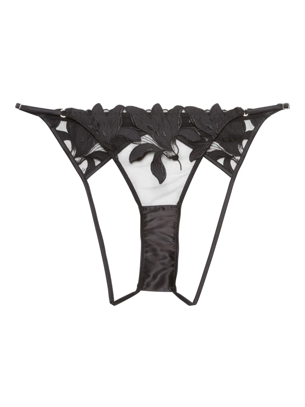 Fleur Du Mal Lily slip - Zwart