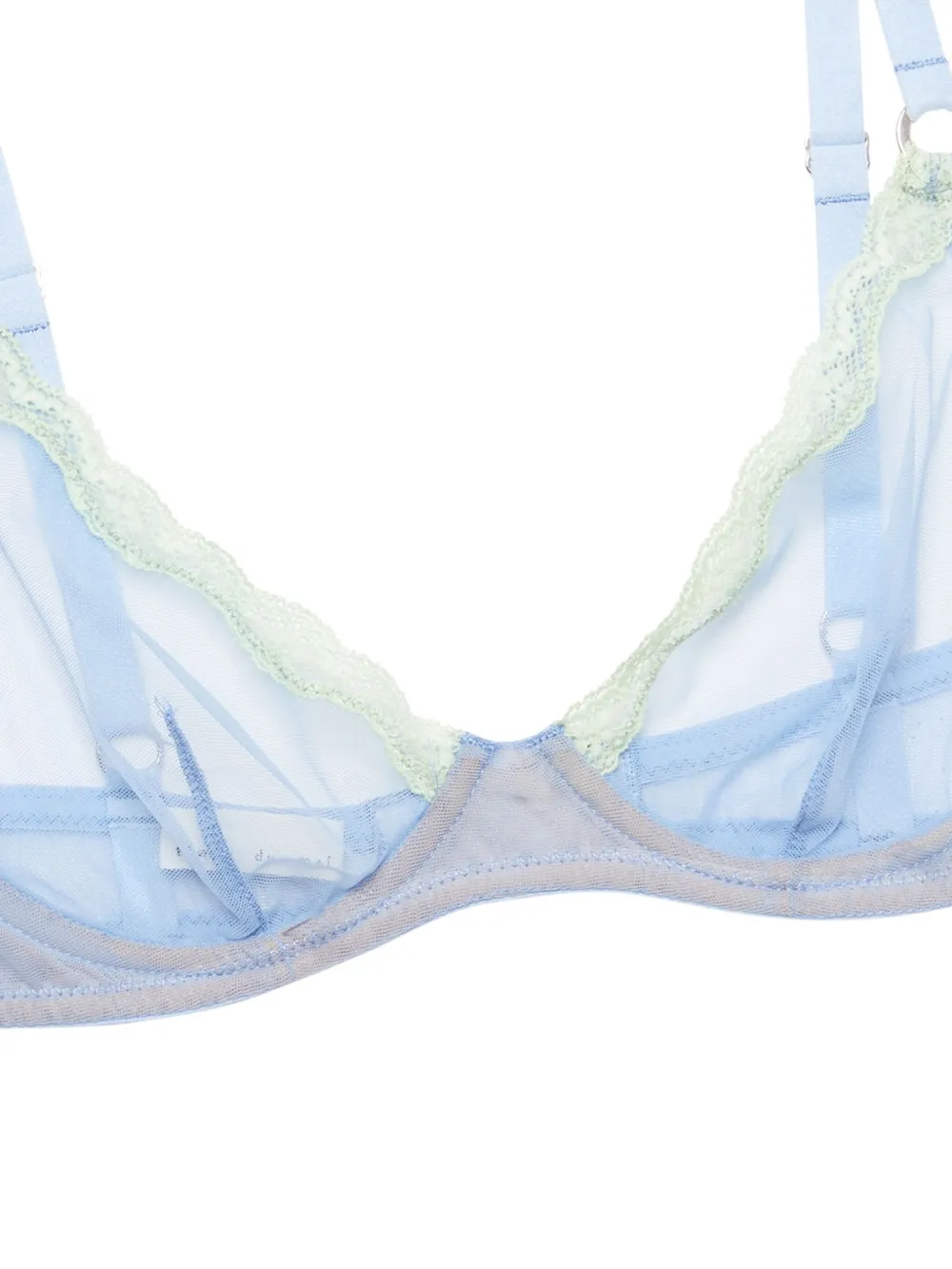 Fleur Du Mal Bh van tule Blauw
