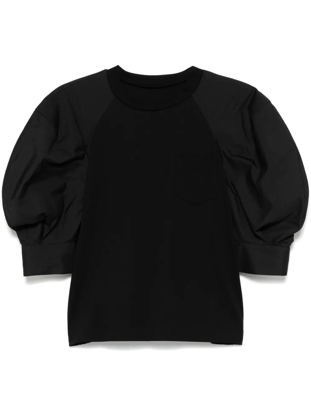 contrasting-sleeves T-shirt