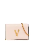 Versace Pre-Owned 2010-2024 Mini Virtus Chain Leather crossbody bag - Pink