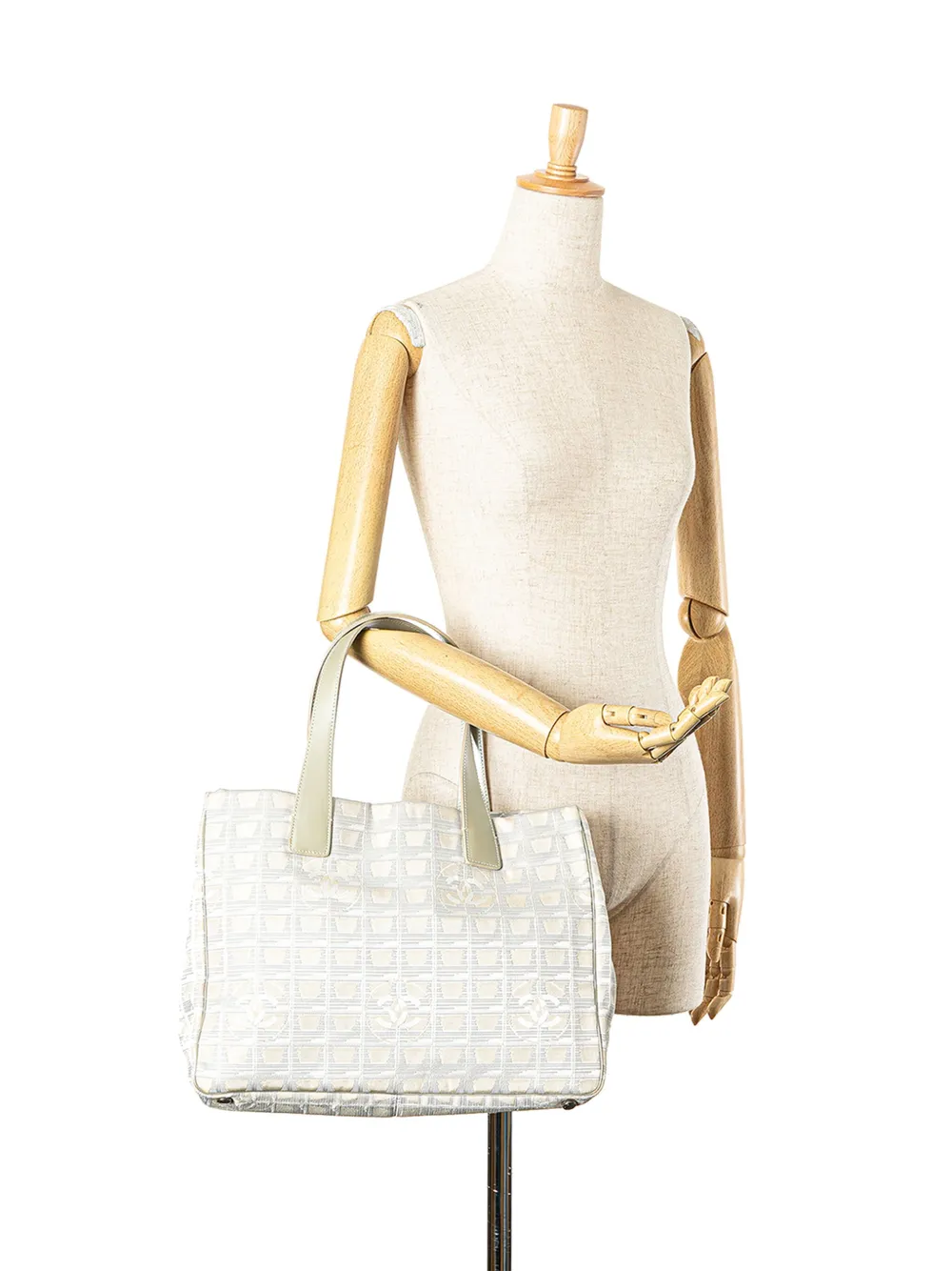 CHANEL Pre-Owned 2005-2006 Nylon New Travel Line shopper - Wit