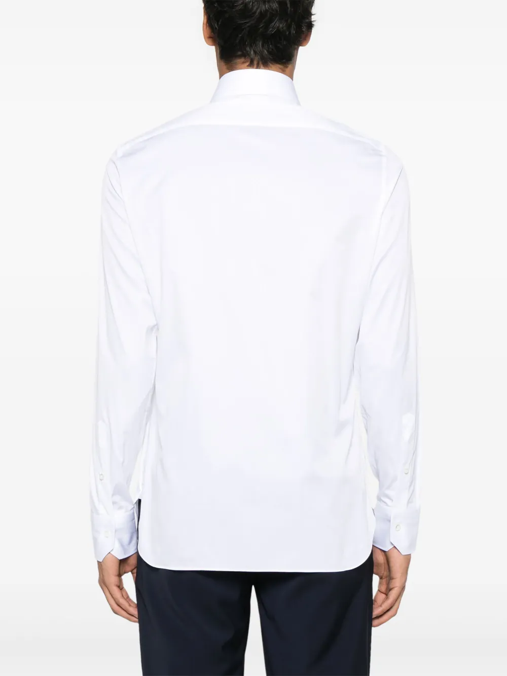 Zegna Katoenen overhemd Wit