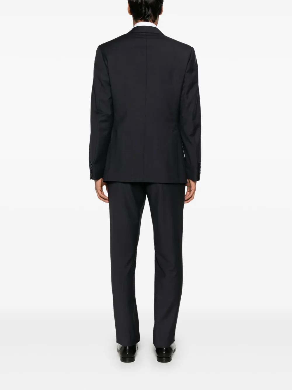 Brioni Pak met enkele rij knopen Blauw