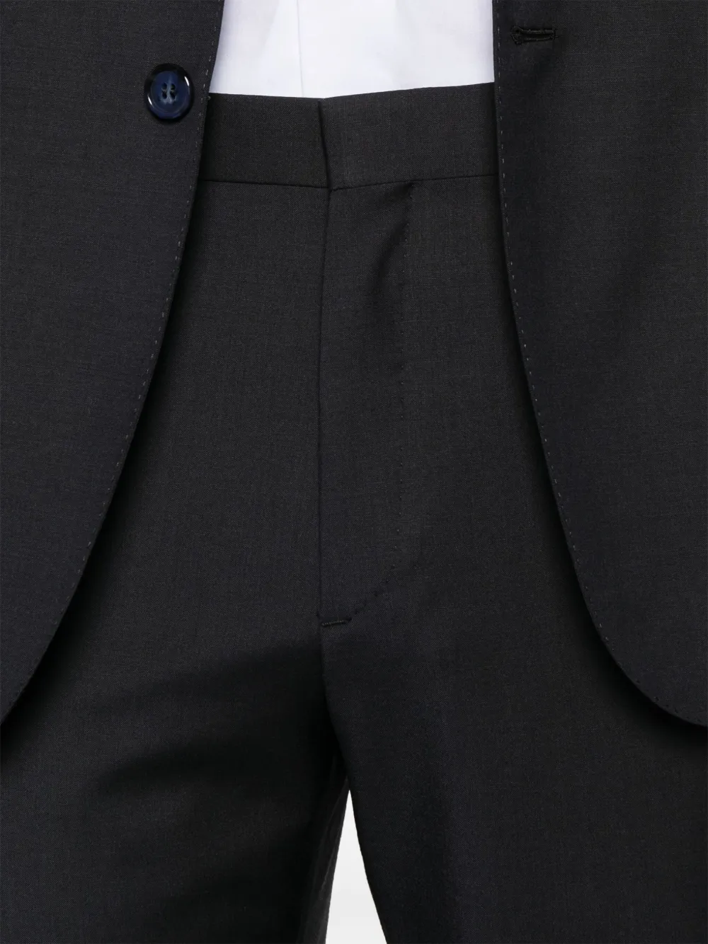 Brioni Pak met enkele rij knopen Blauw