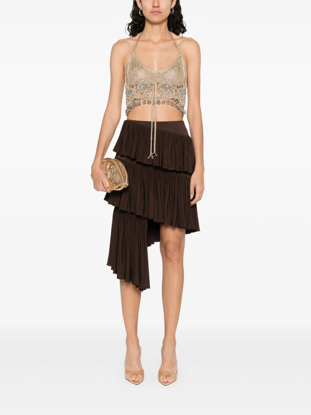 Rabanne top de tejido flojo | Chalecos y camisetas | Image 2