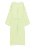 Asceno linen coat - Green