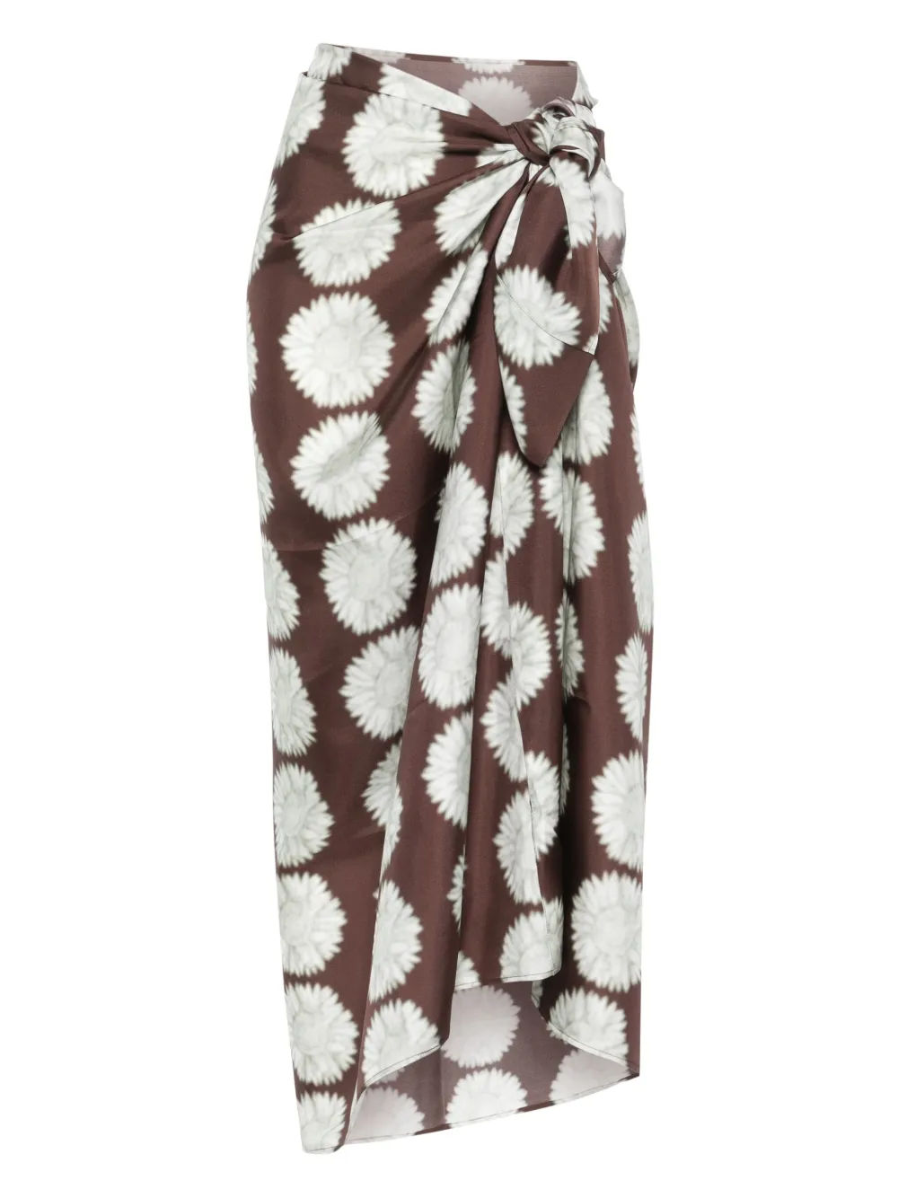 Sunflower-print sarong