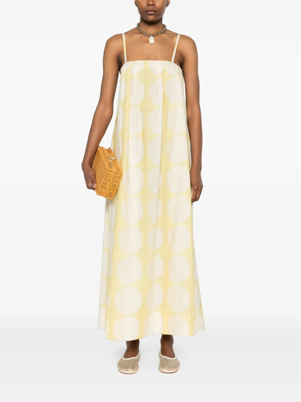 Asceno Heather dress - Geel
