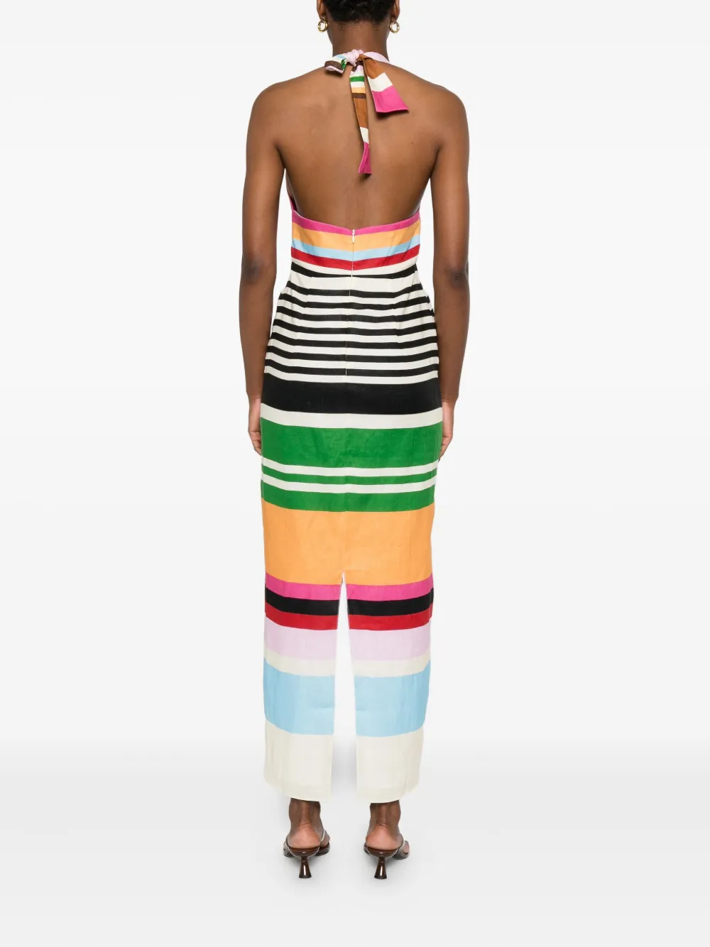 Cala de la Cruz Dasha maxi-jurk Beige