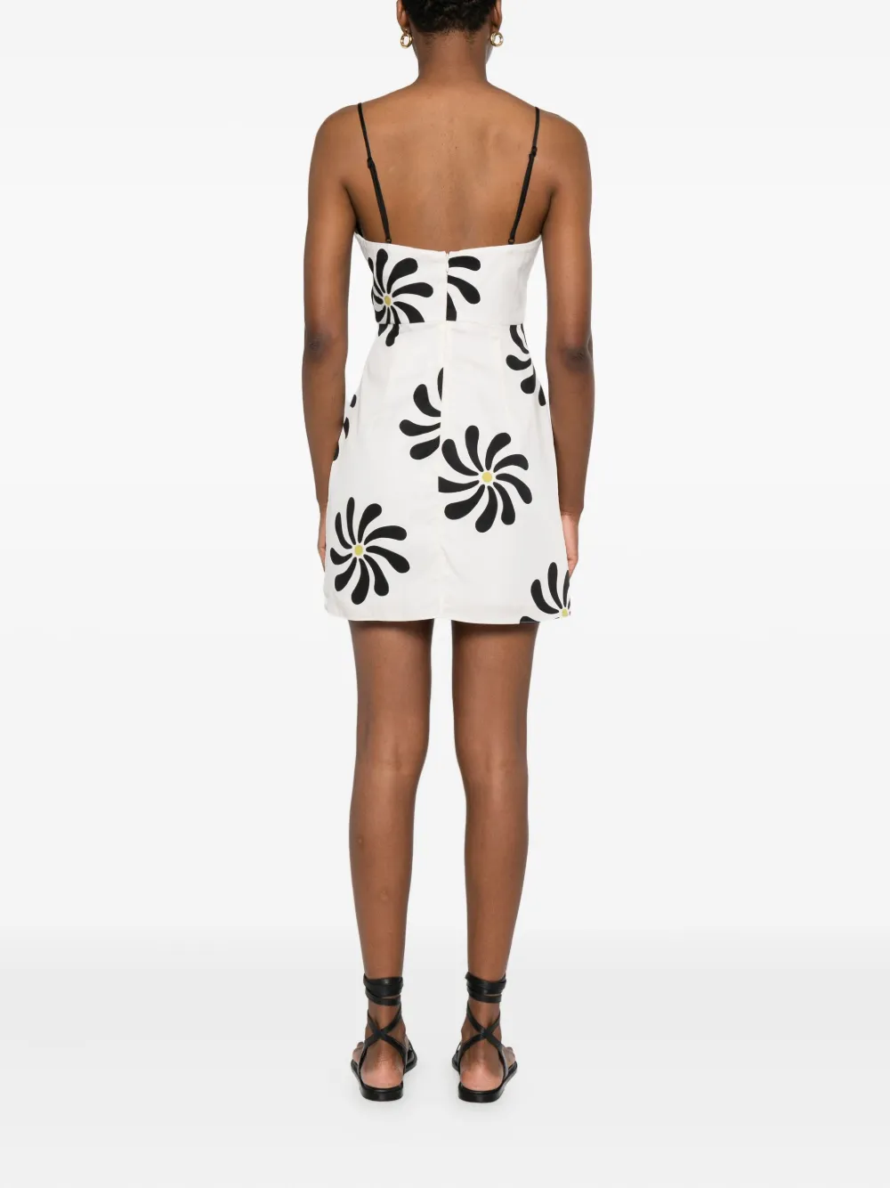 Cala de la Cruz Rocha mini-jurk Wit