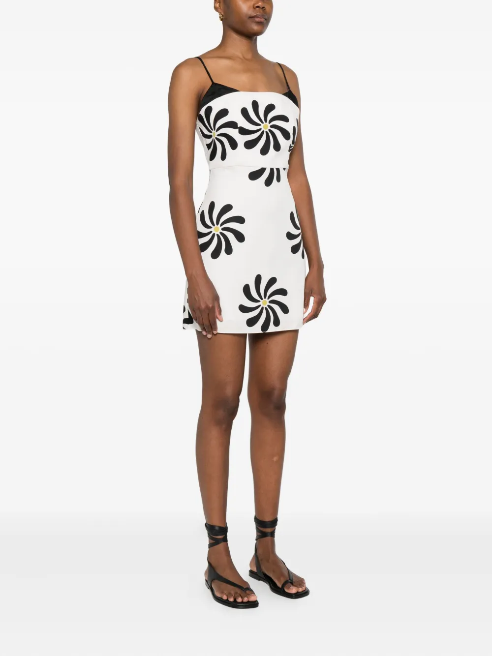 Cala de la Cruz Rocha mini-jurk Wit
