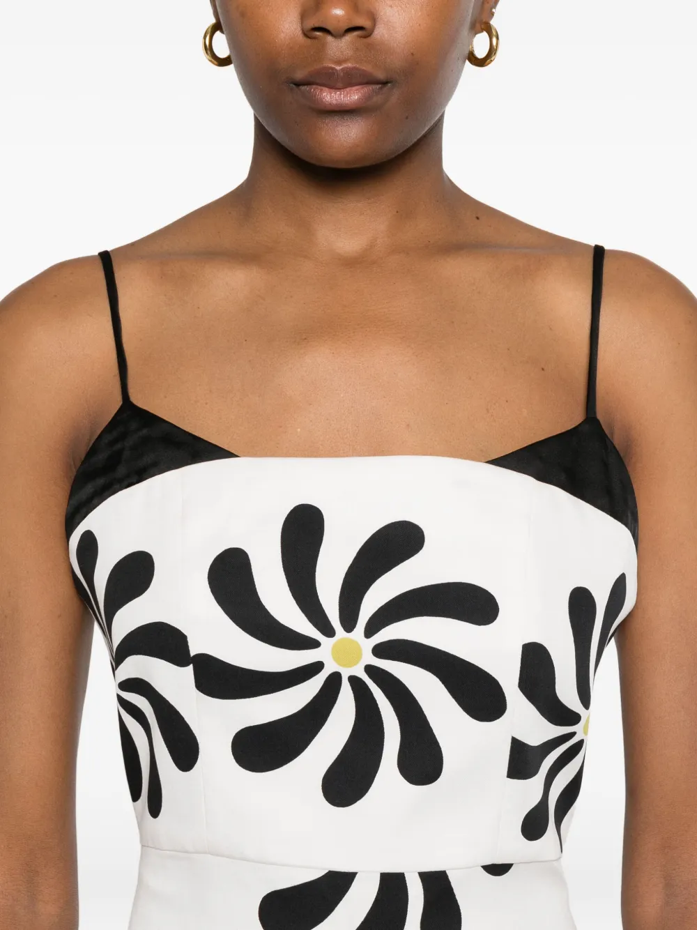 Cala de la Cruz Rocha mini-jurk Wit