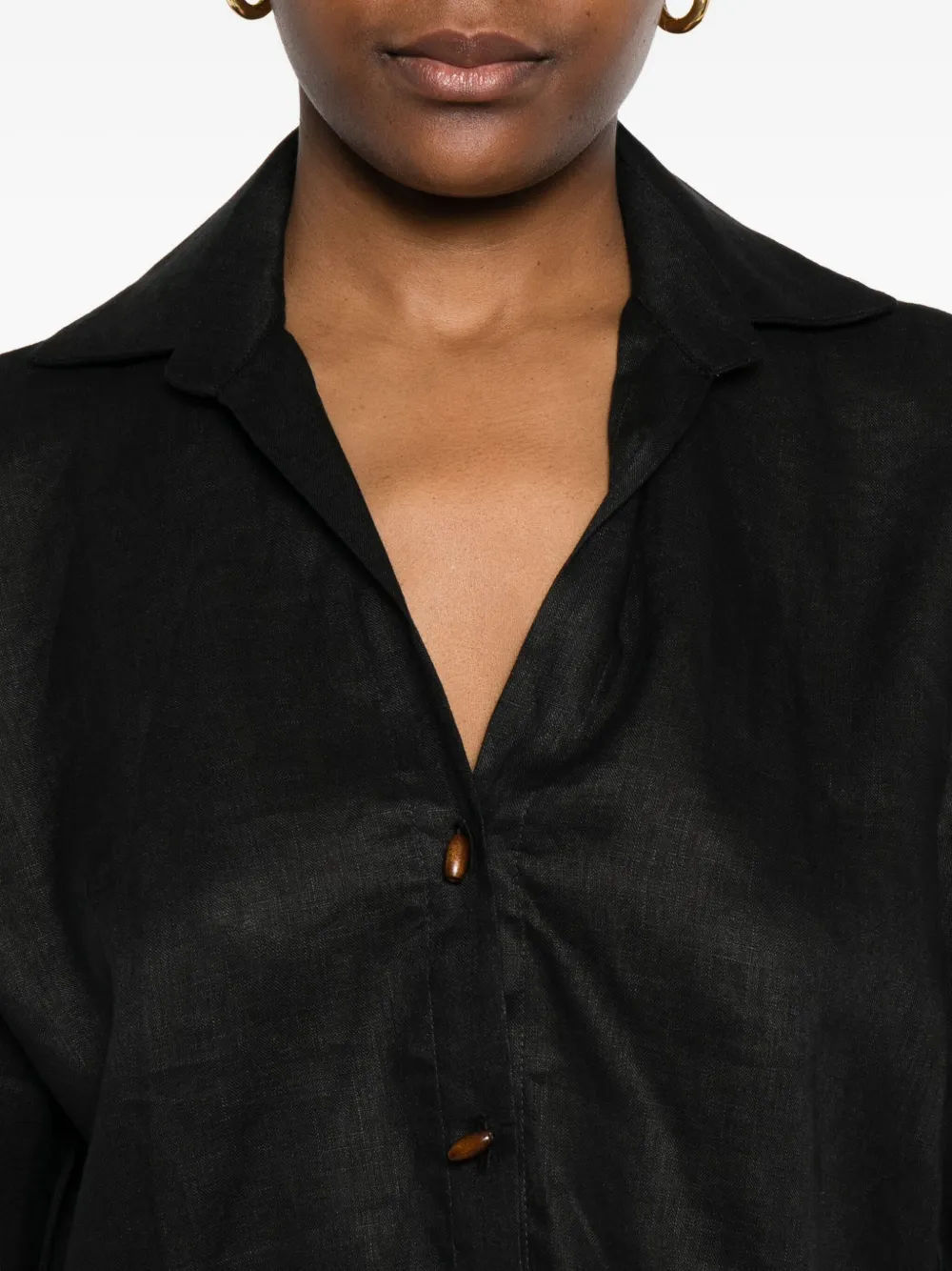 Cala de la Cruz Manaos blouse Zwart
