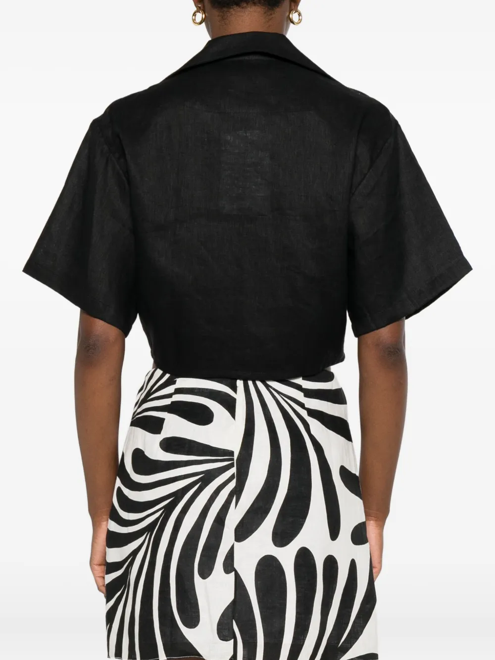 Cala de la Cruz Manaos blouse Zwart