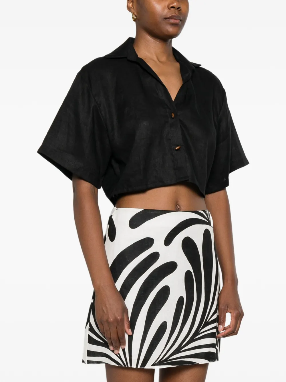 Cala de la Cruz Manaos blouse Zwart