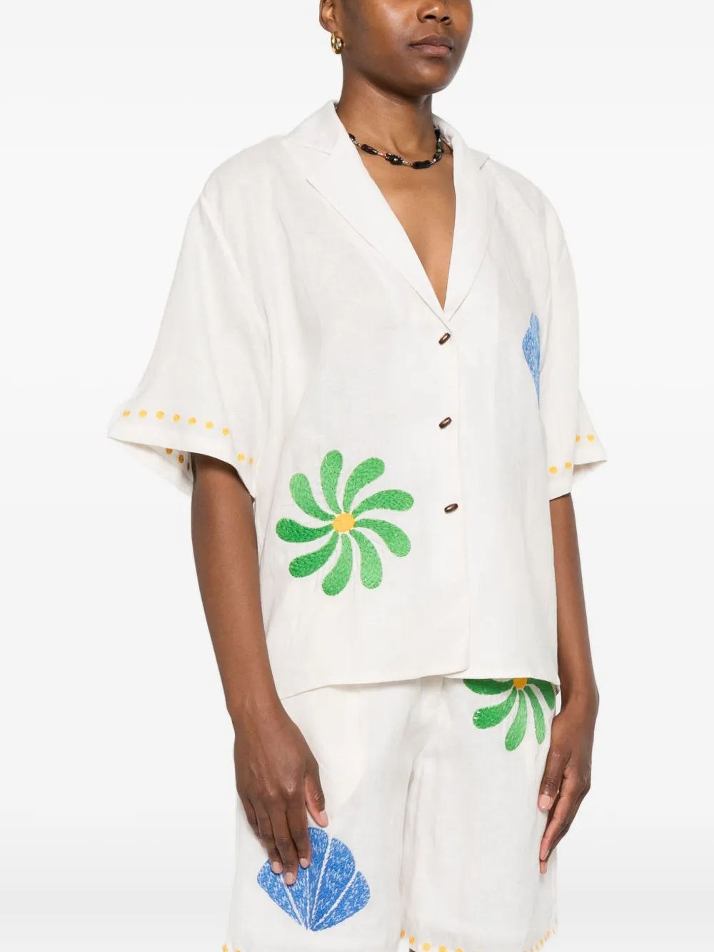 Cala de la Cruz Sydney blouse Beige