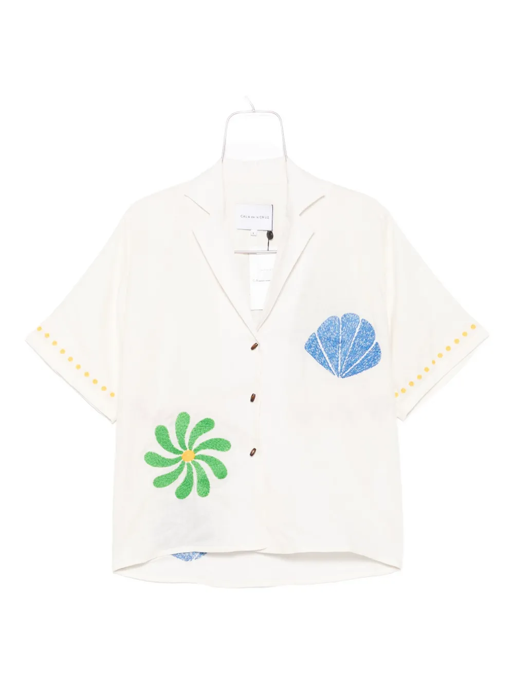 Cala De La Cruz Sydney Shirt In White