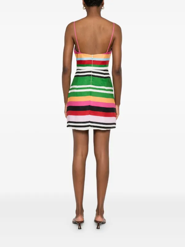 Cala de La Cruz Roma Mini Dress - Green