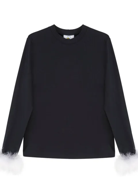Sleeper feather-detail T-shirt