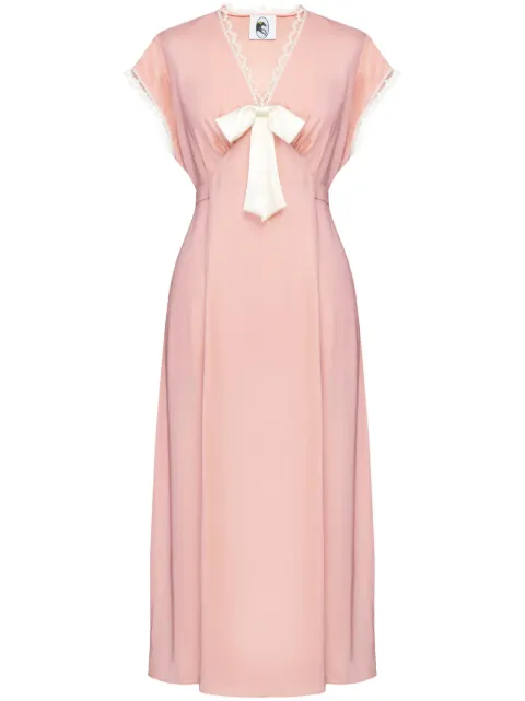 Sleeper vestido midi con detalle de moño