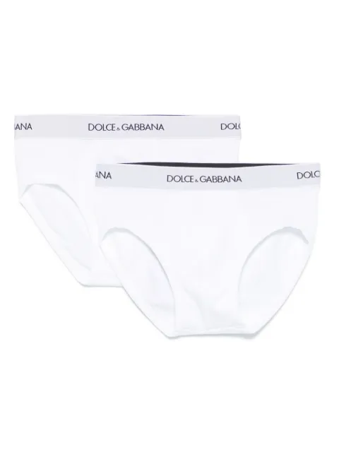 Dolce & Gabbana Kids jersey trunks (pack of two)