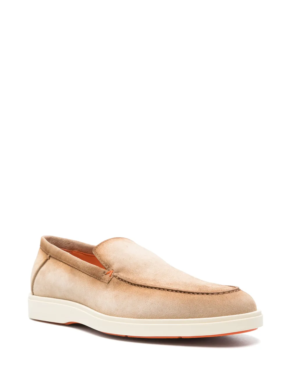 Santoni Suède loafers - Beige