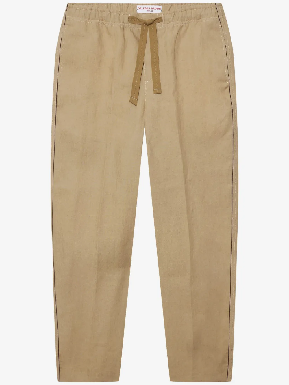 Orlebar Brown Alex linen trousers | Neutrals | Image 1