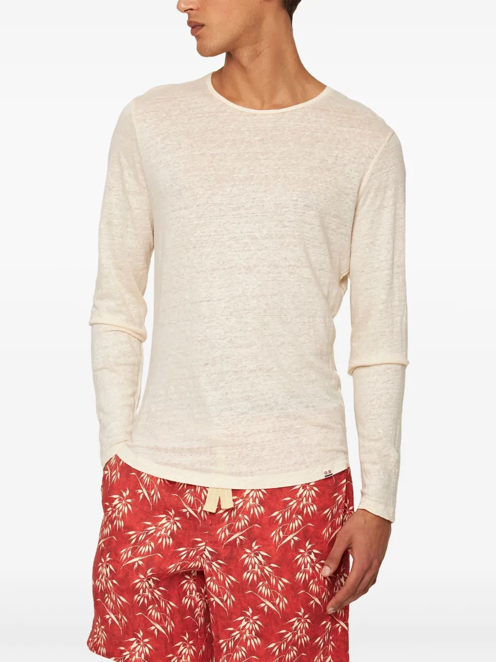 Orlebar Brown Linnen T-shirt - Wit