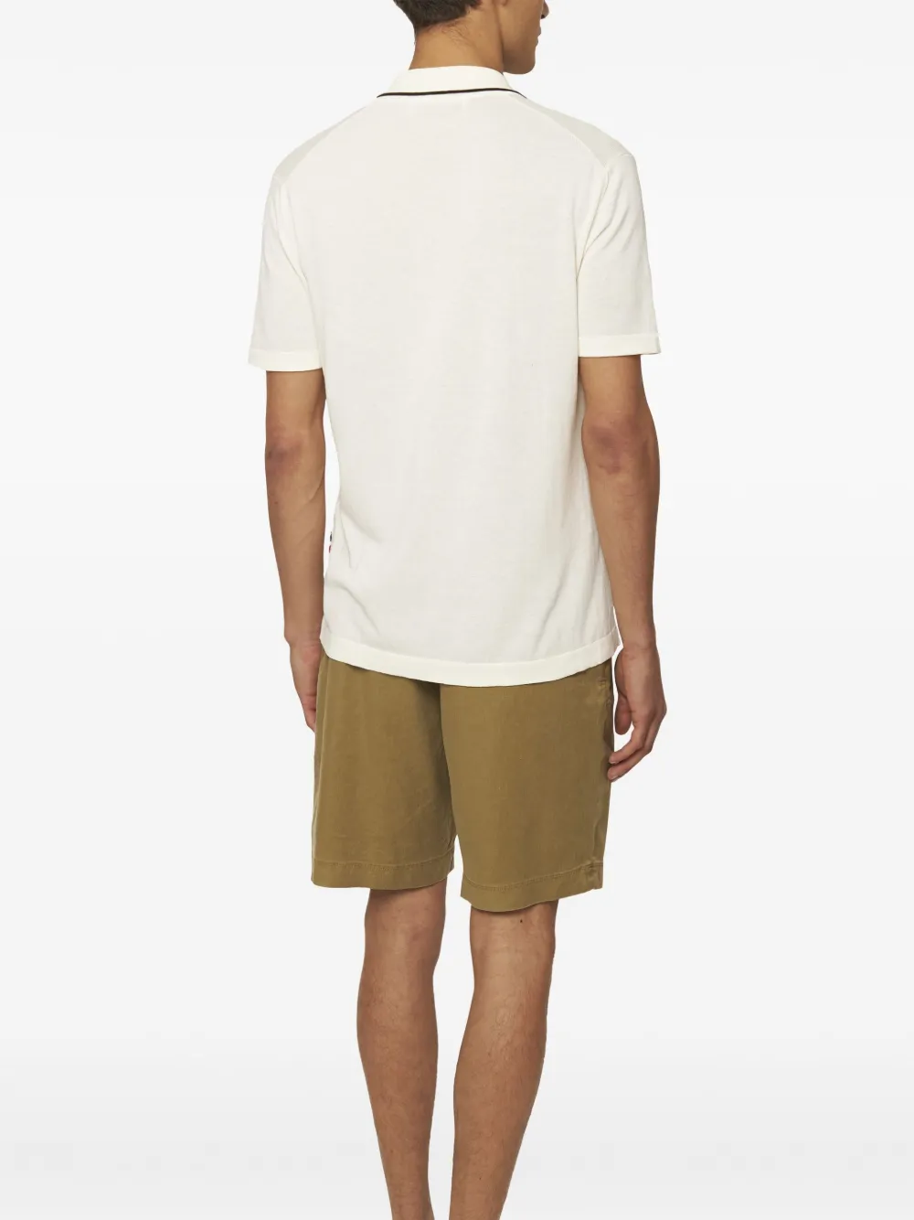 Orlebar Brown Keeling poloshirt Wit