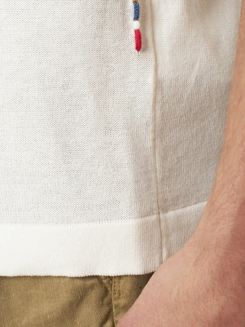 Orlebar Brown Keeling poloshirt Wit
