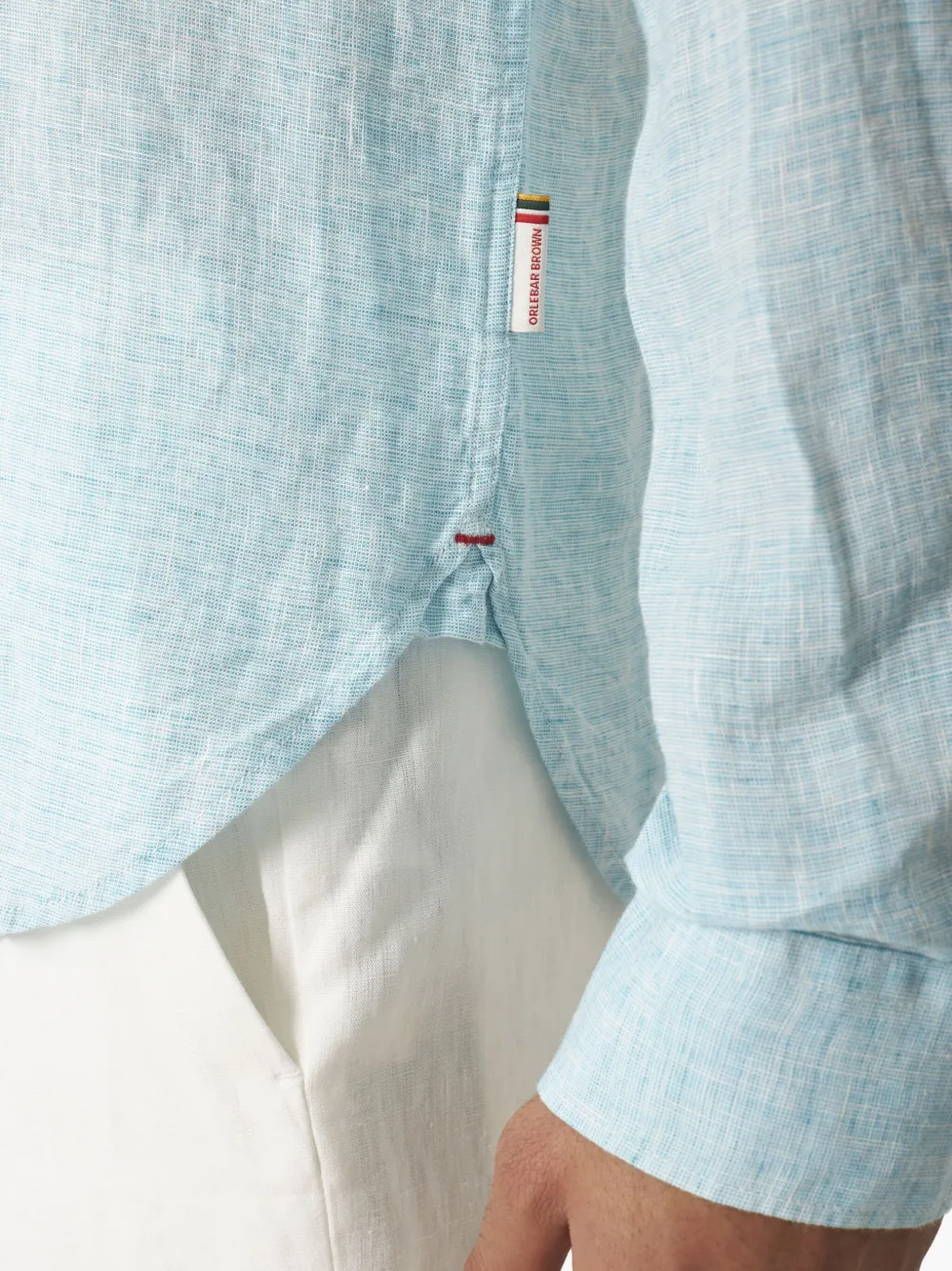 Orlebar Brown Gestreept overhemd Blauw