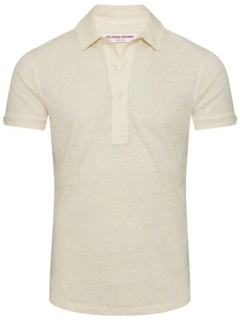 Orlebar Brown Sebastian linen polo shirt