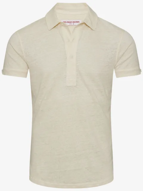 Orlebar Brown Sebastian linen polo shirt