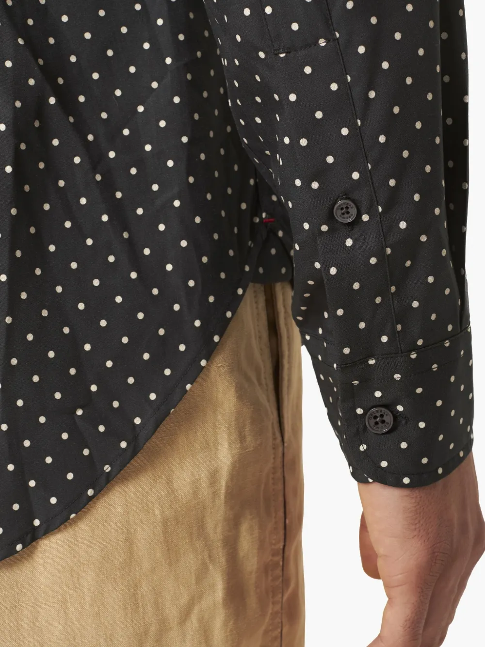 Orlebar Brown Giles overhemd Zwart