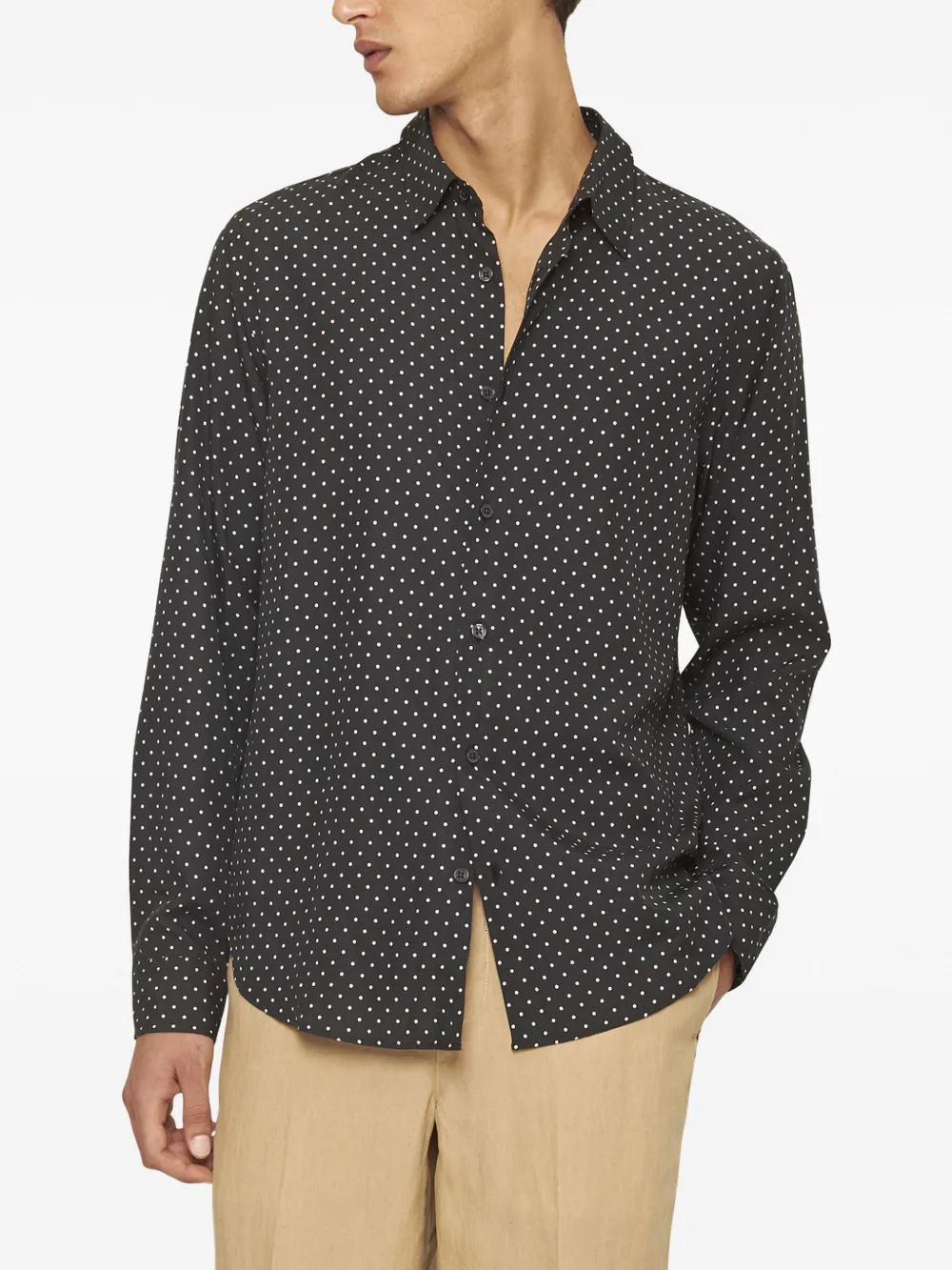 Orlebar Brown Giles overhemd - Zwart