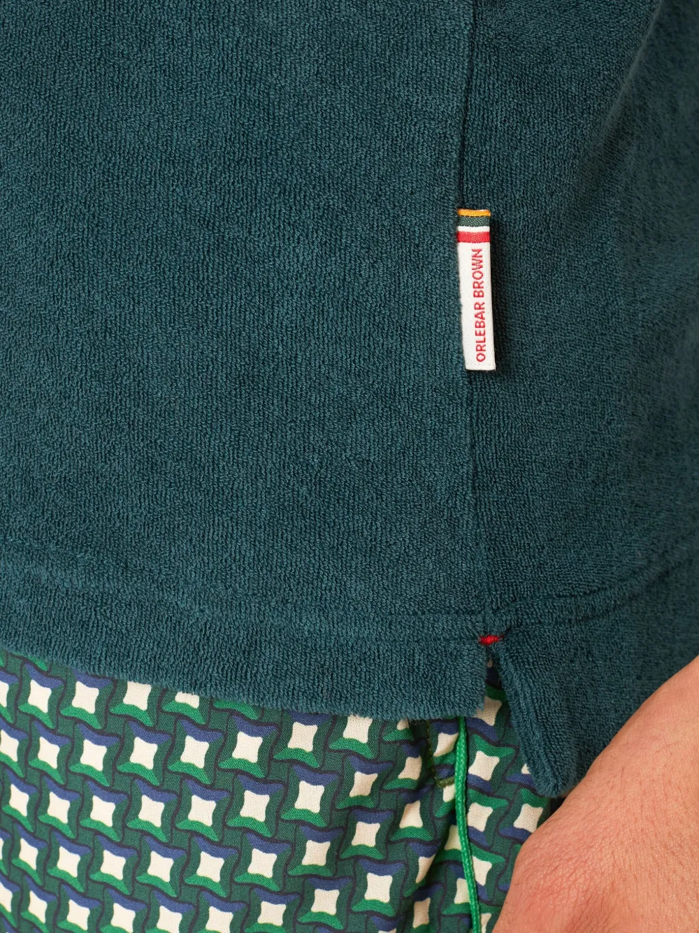 Orlebar Brown Poloshirt van biologisch katoen Groen
