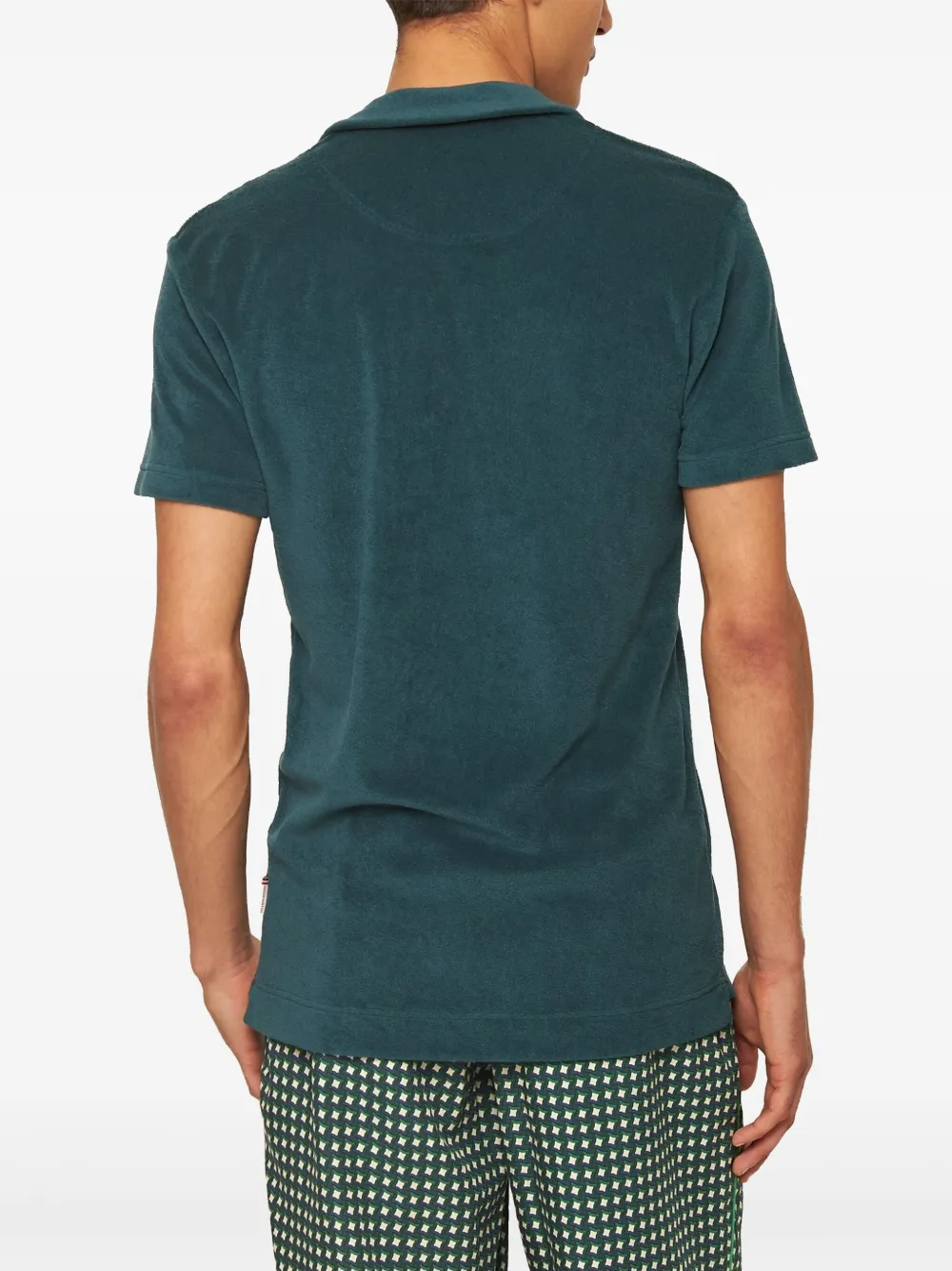 Orlebar Brown Poloshirt van biologisch katoen Groen