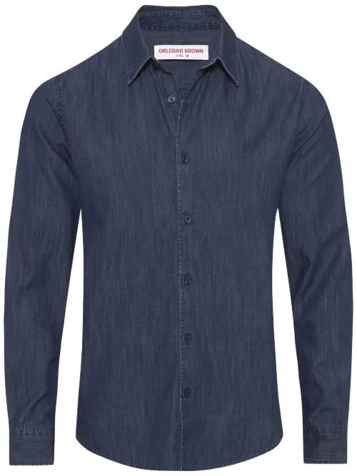Orlebar Brown chemise Giles - Bleu - Orlebar Brown - Modalova