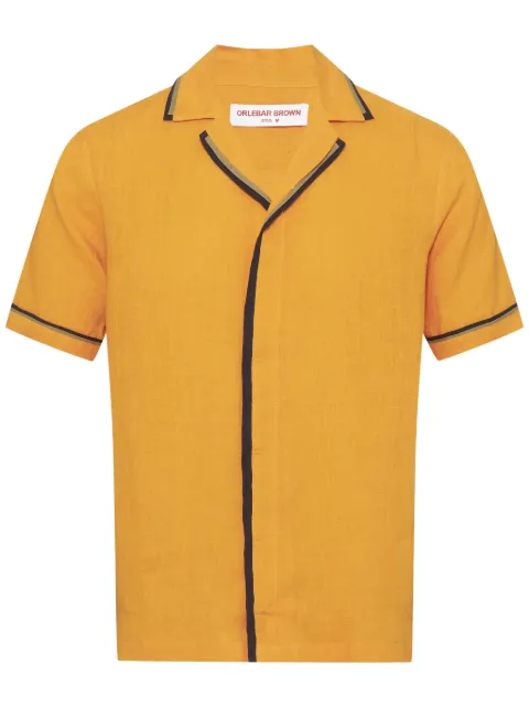 Orlebar Brown Camisa Maitan de linho