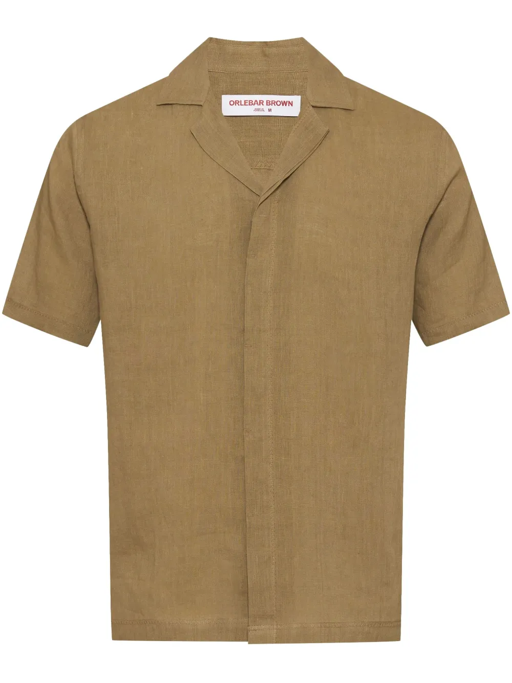 Orlebar Brown Maitan overhemd Groen