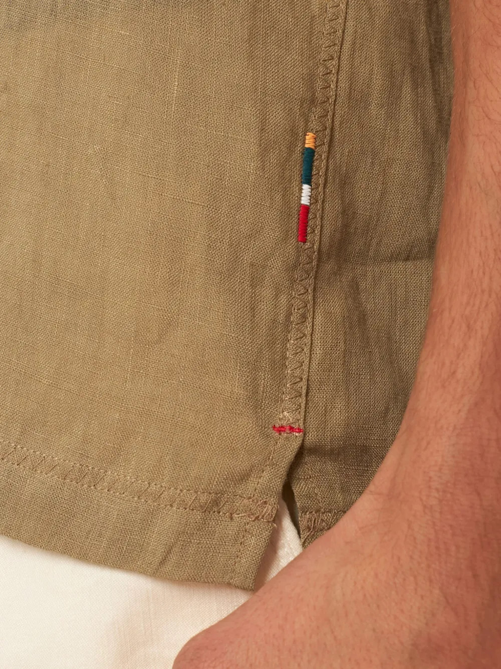 Orlebar Brown Maitan overhemd Groen