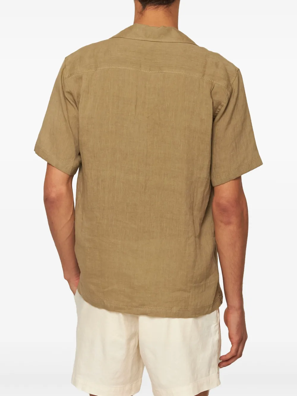 Orlebar Brown Maitan overhemd Groen