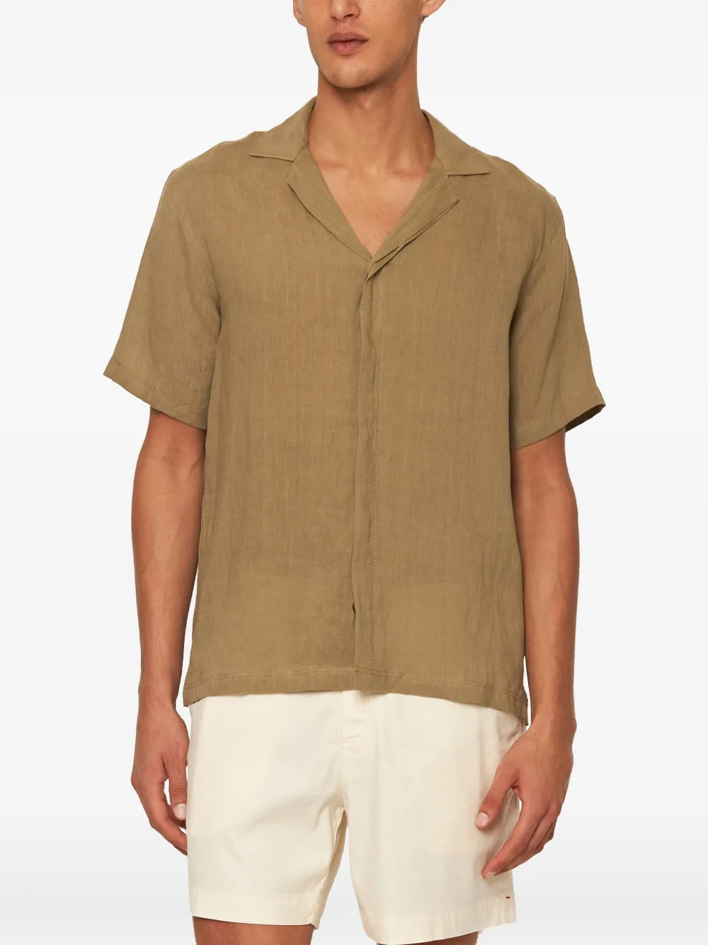 Orlebar Brown Maitan overhemd - Groen