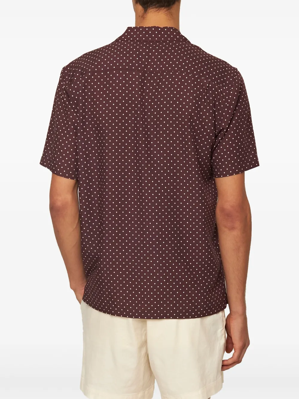 Orlebar Brown Maitan overhemd Rood