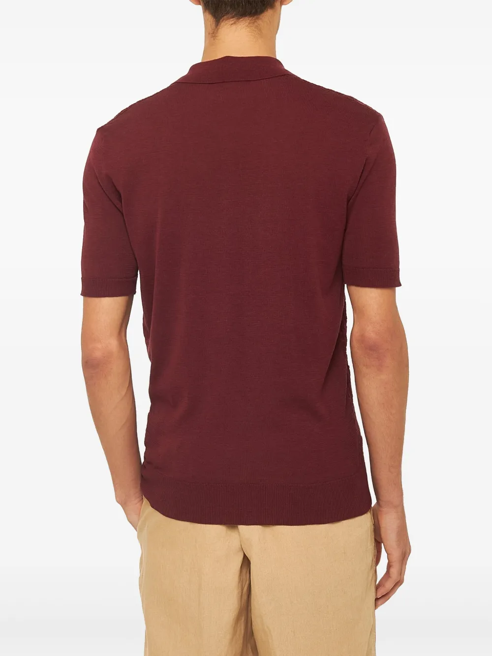 Orlebar Brown Horton poloshirt Rood