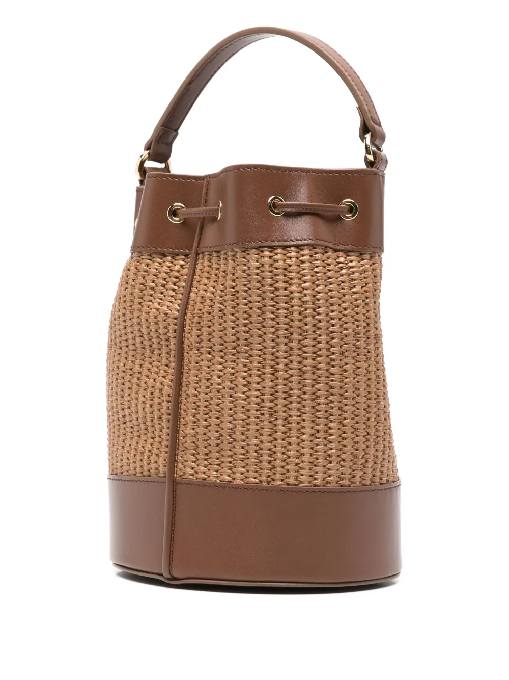 GIANVITO ROSSI TASSEL-DETAIL BUCKET BAG 