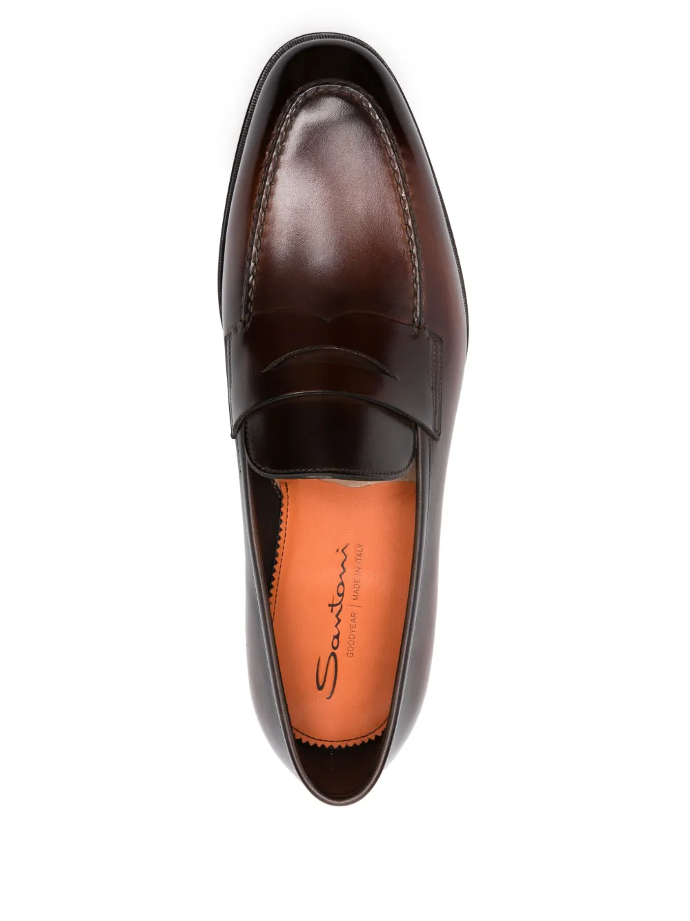 Santoni Easy loafers Brown