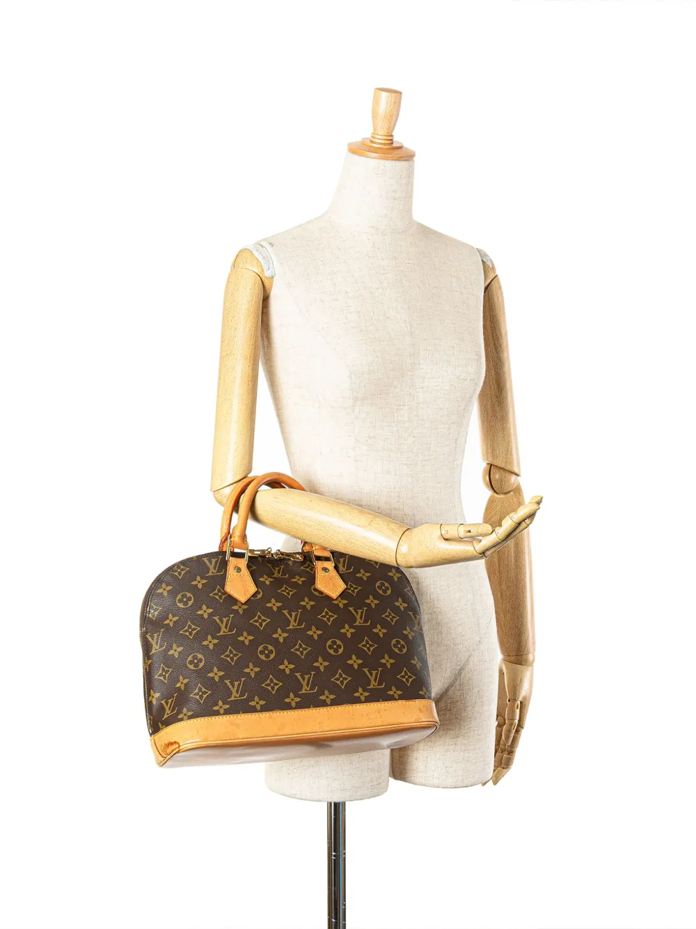 Louis Vuitton Pre-Owned 1996 Monogram Alma PM handtas - Bruin