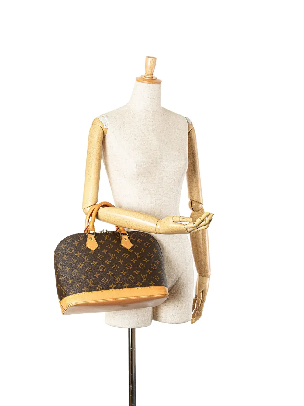 Louis Vuitton Pre-Owned 1998 Monogram Alma PM handtas - Bruin